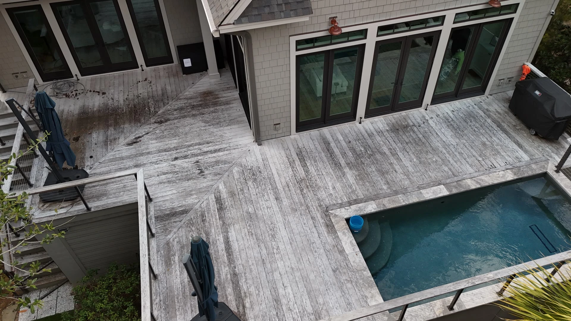 Garapa Deck Restoration — Main deck area